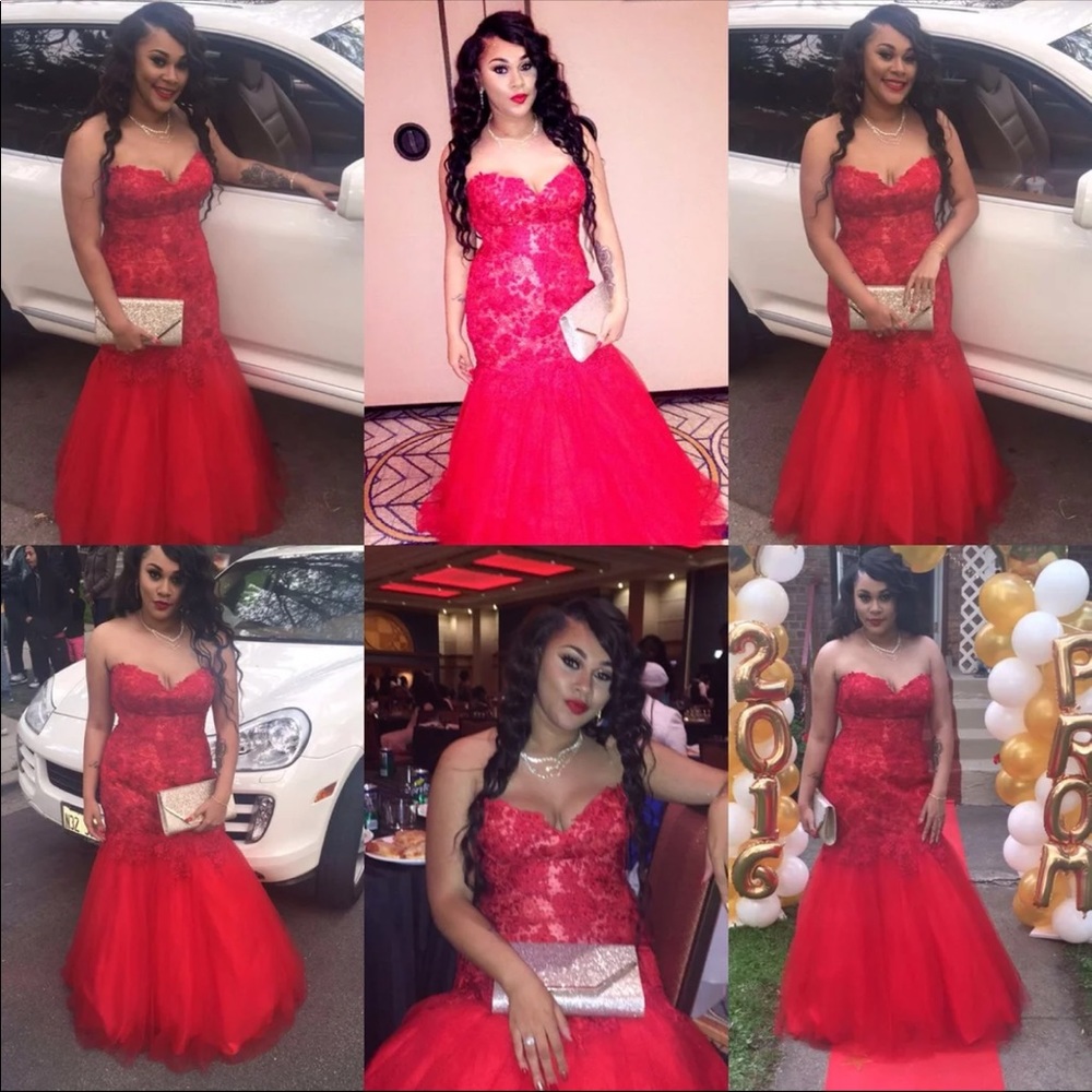 RED PROM DRESS